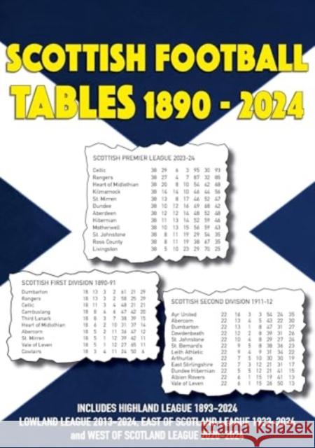 Scottish Football League Tables 1890-2024 Michael Robinson 9781862235199 Soccer Books Ltd - książka