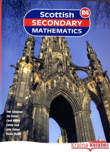 Scottish Secondary Mathematics Red 4 Student Book Carole Ford Carol Munro 9780435040574 HEINEMANN EDUCATIONAL PUBLISHERS - książka