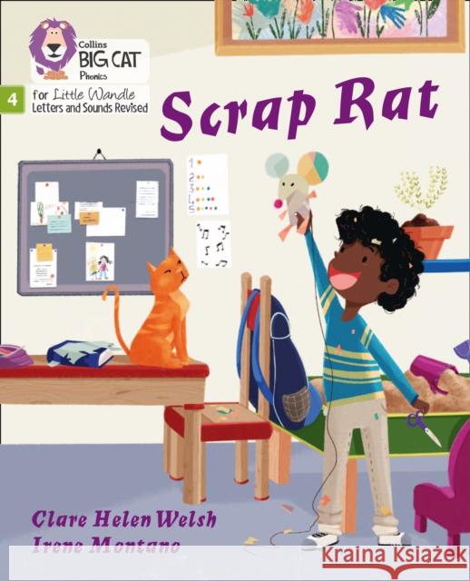 Scrap Rat: Phase 4 Set 1 Clare Helen Welsh 9780008504212 HarperCollins Publishers - książka