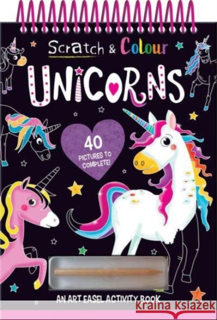 Scratch and Colour Unicorns Jenny Copper 9781801052689 Imagine That Publishing Ltd - książka