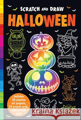 Scratch and Draw Halloween Over, Arthur 9781789586794 Imagine That - książka