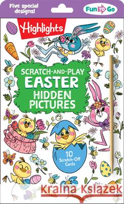 Scratch-And-Play Easter Hidden Pictures Highlights 9781639623105 Highlights Press - książka