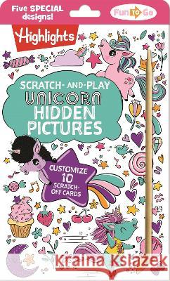 Scratch-and-Play Unicorn Hidden Pictures Highlights 9781639621507 Highlights Press - książka