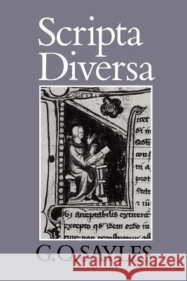 Scripta Diversa G. O. Sayles 9780907628125 Hambledon & London - książka