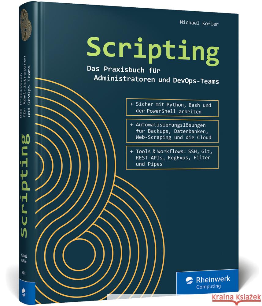 Scripting Kofler, Michael 9783836294249 Rheinwerk Computing - książka