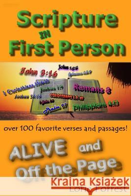 Scripture In First Person, ALIVE and Off the Page Forrest, Lorie 9780996786713 D and L Publishing - książka