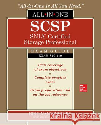 Scsp Snia Certified Storage Professional All-In-One Exam Guide (Exam S10-110) Eric Vanderburg 9781260011074 McGraw-Hill Education - książka