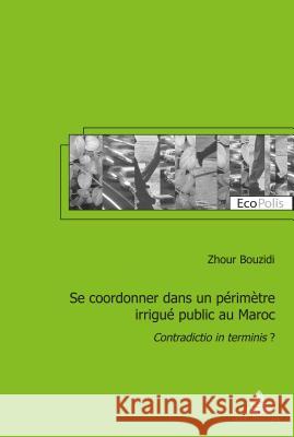 Se Coordonner Dans Un Périmètre Irrigué Public Au Maroc: Contradictio in Terminis ? Mormont, Marc 9782875742414 Peter Lang Gmbh, Internationaler Verlag Der W - książka