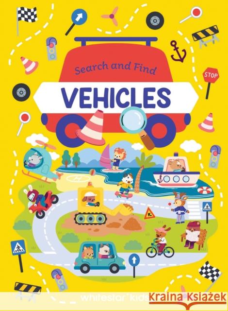 Search and Find Vehicles  9788854421684 White Star - książka