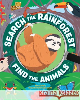 Search the Rain Forest, Find the Animals Nancy Coffelt 9781638074533 Rockridge Press - książka