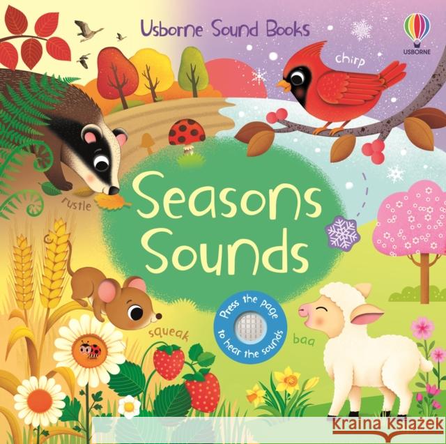 Seasons Sounds Sam Taplin 9781803700991 Usborne Publishing Ltd - książka