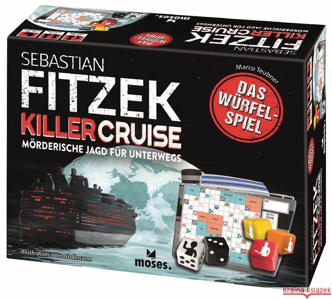 Sebastian Fitzek Killercruise - Das Würfelspiel Teubner, Marco 4033477901446 moses. Verlag - książka