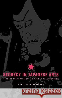 Secrecy in Japanese Arts: Secret Transmission as a Mode of Knowledge Morinaga, M. 9781403965509 Palgrave MacMillan - książka