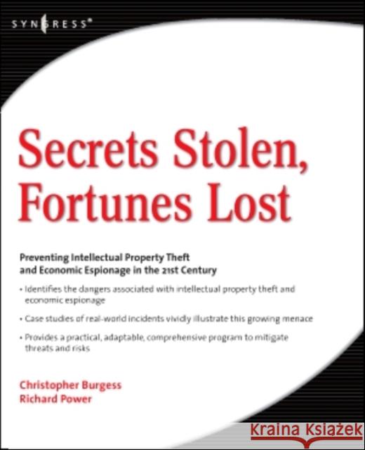 Secrets Stolen, Fortunes Lost Burgess, Christopher 9781597492553  - książka
