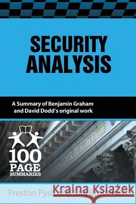 Security Analysis Preston Pysh Stig Brodersen 9781939370174 One Hundred Page Summaries - książka