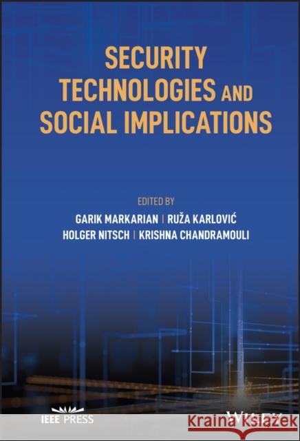 Security Technologies and Social Implications  9781119834144 John Wiley and Sons Ltd - książka