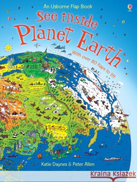 See Inside Planet Earth Daynes Katie Allen Peter 9780746087541 Usborne Publishing Ltd - książka