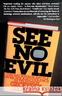 See No Evil Geoffrey Cowan Unknown Author 9780671254117 Touchstone Books - książka