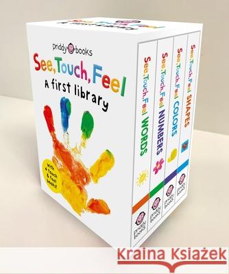 See, Touch, Feel: A First Library Priddy Books                             Natalie Munday 9781684496860 Priddy Books Us - książka