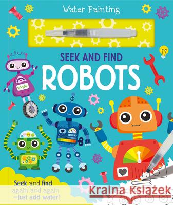 Seek and Find Robots Georgie Taylor Robin Baines 9781835554906 Two Windmills - książka