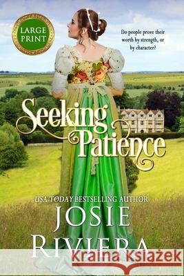 Seeking Patience: Large Print Edition Josie Riviera 9781095908266 Independently Published - książka