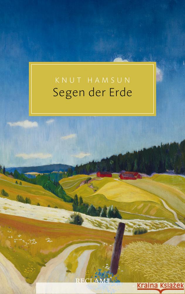 Segen der Erde Hamsun, Knut 9783150207239 Reclam, Ditzingen - książka