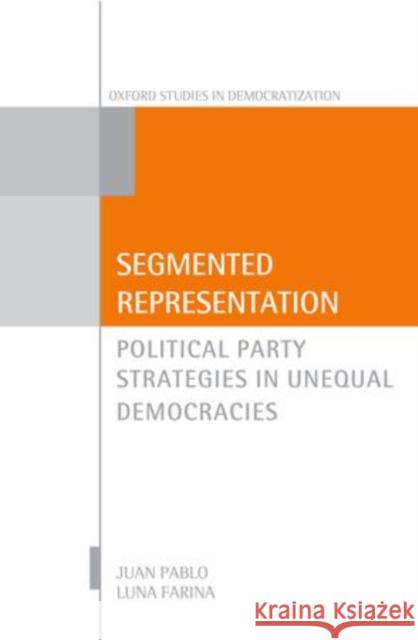 Segmented Representation: Political Party Strategies in Unequal Democracies Luna Farina, Juan Pablo 9780199642649 Not Avail - książka