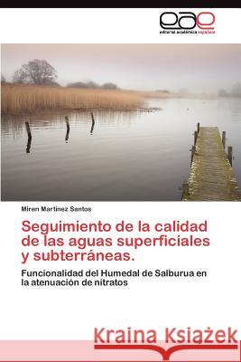 Seguimiento de la calidad de las aguas superficiales y subterráneas. Martínez Santos Miren 9783845481777 Editorial Acad Mica Espa Ola - książka