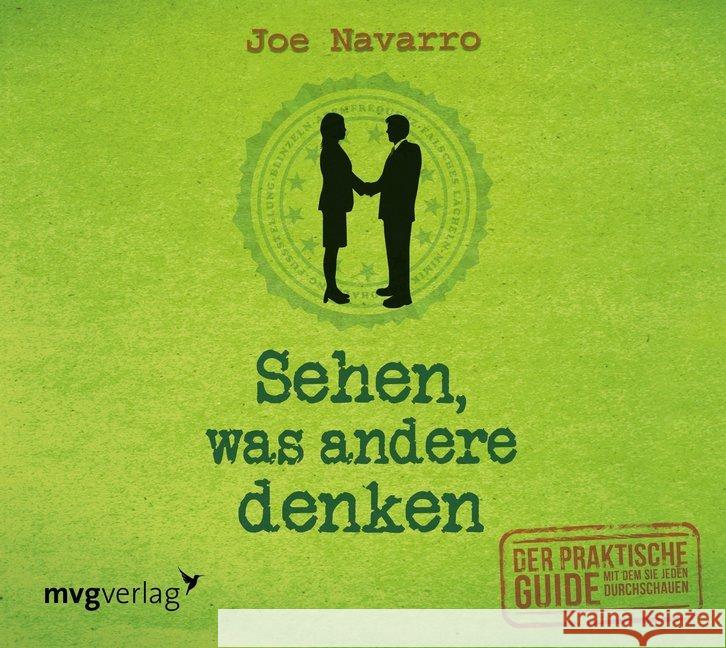 Sehen, was andere denken, 1 Audio-CD : Der praktische Guide, mit dem Sie jeden durchschauen Navarro, Joe 9783748400820 Audio Verlag München - książka