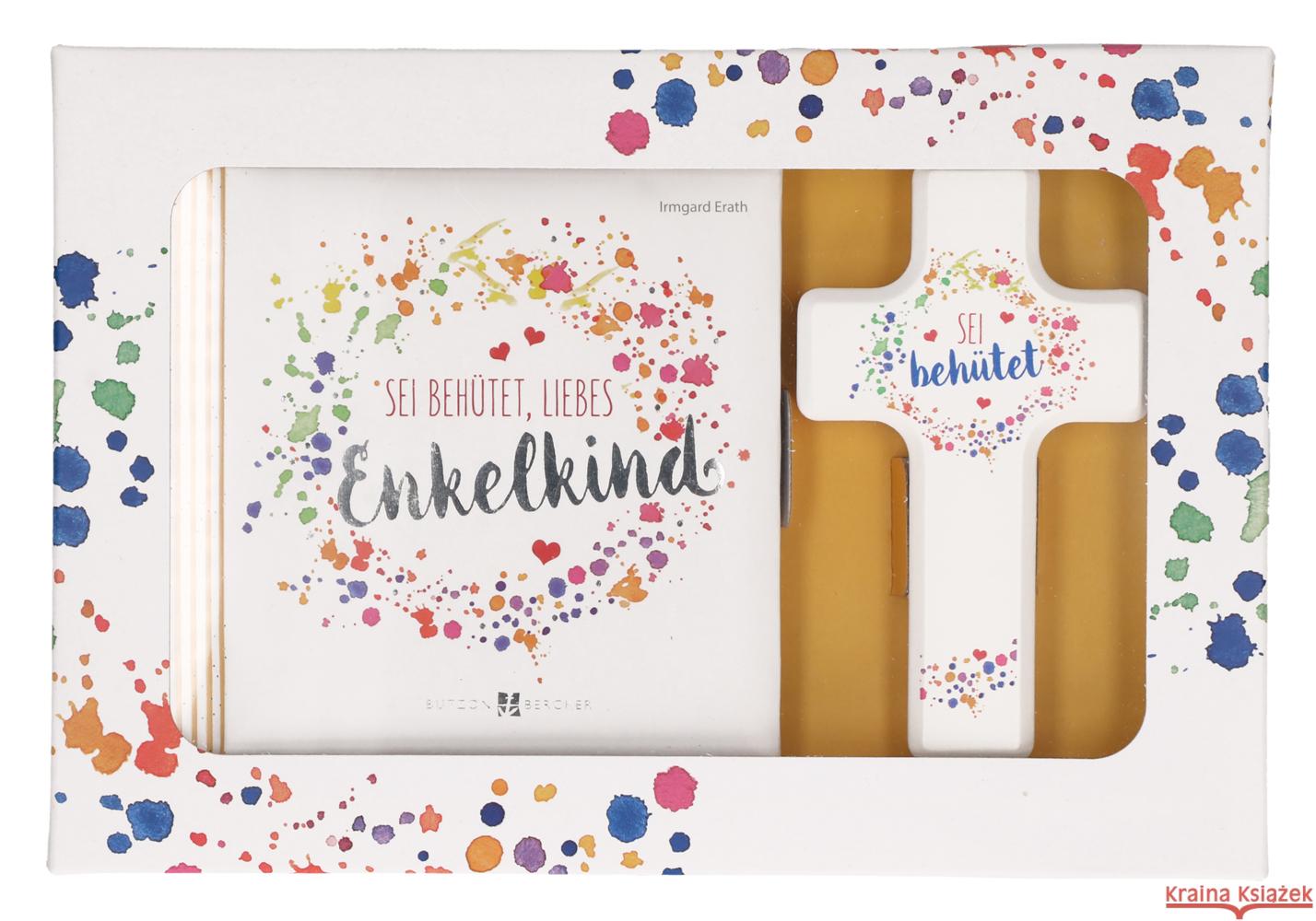 Sei behütet, liebes Enkelkind, m. 1 Beilage, m. 1 Buch Erath, Irmgard 4036526756462 Butzon & Bercker - książka