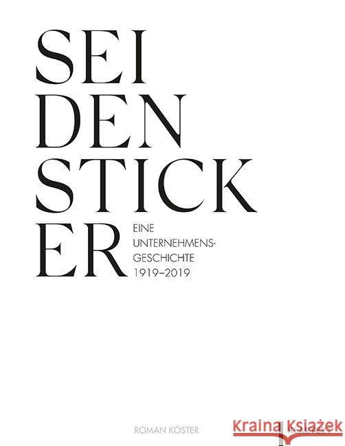 Seidensticker : Eine Unternehmensgeschichte 1919-2019 Köster, Roman 9783837521092 Klartext-Verlagsges. - książka