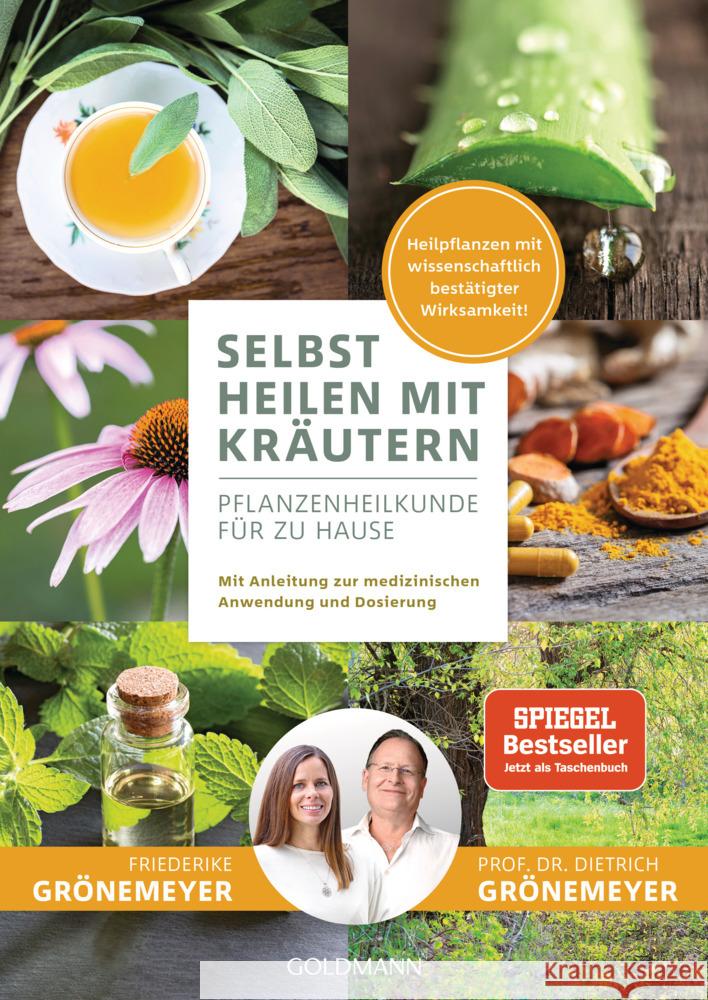 Selbst heilen mit Kräutern Grönemeyer, Dietrich, Grönemeyer, Friederike 9783442179923 Goldmann - książka