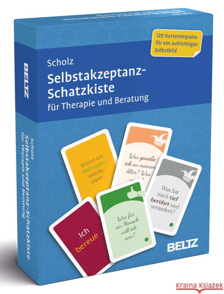 Selbstakzeptanz-Schatzkiste für Therapie und Beratung Scholz, Falk Peter 4019172100889 Beltz - książka