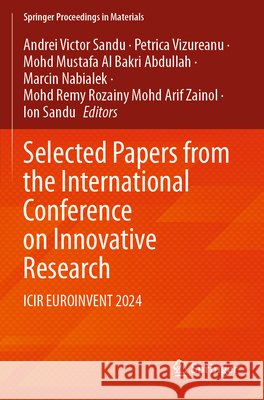 Selected Papers from the International Conference on Innovative Research  9783031812002 Springer Nature Switzerland - książka