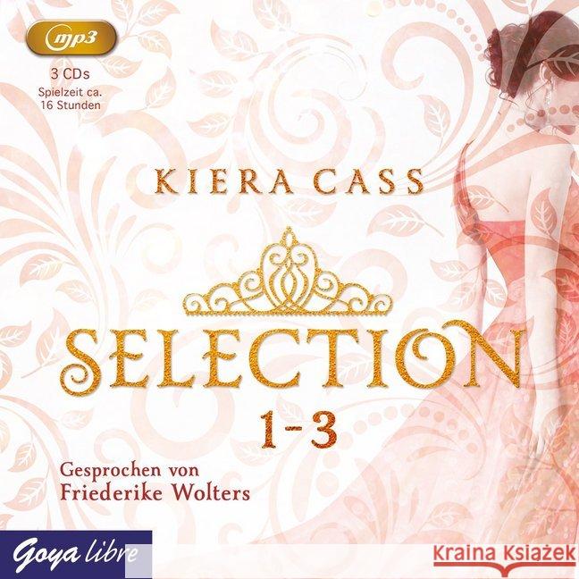 Selection 1-3, 3 MP3-CDs : Selection. Selection - Die Elite. Selection - Der Erwählte, Lesung Cass, Kiera 9783833736667 Jumbo Neue Medien - książka