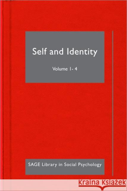 Self and Identity Roy F. Baumeister Kathleen D. Vohs 9781446201183 Sage Publications (CA) - książka