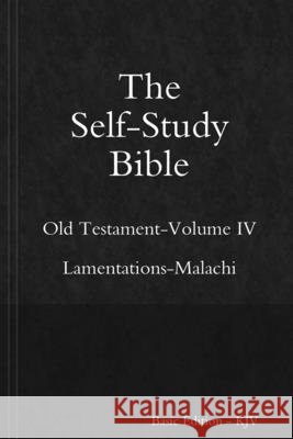 Self-Study Bible - Old Testament - Volume IV Jesse Jackson 9780557037599 Lulu.com - książka