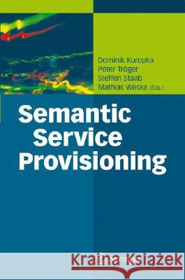 Semantic Service Provisioning  9783540786160 SPRINGER-VERLAG BERLIN AND HEIDELBERG GMBH &  - książka