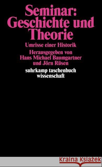 Seminar: Geschichte und Theorie  9783518276983 Suhrkamp - książka