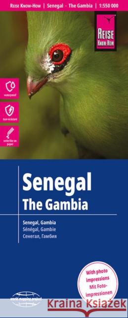 Senegal / the Gambia (1:550.000)  9783831773657 Reise Know-How Verlag Rump - książka