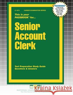 Senior Account Clerk Passbooks 9781799318743 National Learning Corp - książka
