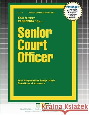 Senior Court Officer Passbooks 9781799307105 National Learning Corp - książka