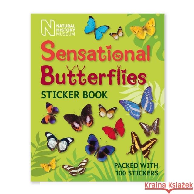 Sensational Butterflies Sticker Book   9780565093280 The Natural History Museum - książka