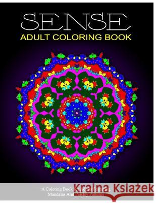 SENSE ADULT COLORING BOOK - Vol.7: relaxation coloring books for adults Charm, Jangle 9781518849435 Createspace - książka