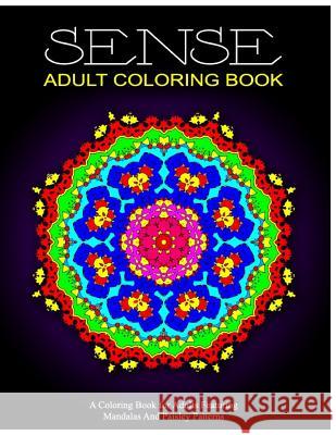 SENSE ADULT COLORING BOOK - Vol.8: relaxation coloring books for adults Charm, Jangle 9781518849442 Createspace - książka