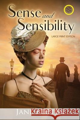 Sense and Sensibility (Annotated, Large Print) Jane Austen 9781649220967 Sastrugi Press Classics - książka