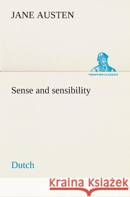 Sense and sensibility. Dutch Jane Austen 9783849540050 Tredition Classics - książka