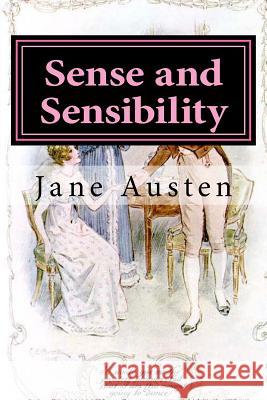 Sense and Sensibility: Illustrated Jane Austen Charles E. Brock 9781978360884 Createspace Independent Publishing Platform - książka
