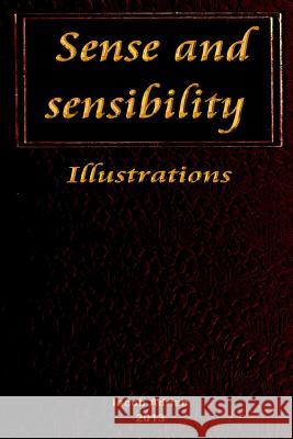 Sense and sensibility Illustrations Adrian, Iacob 9781495353178 Createspace - książka