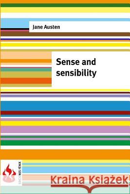 Sense and sensibility: (low cost). Limited edition Austen, Jane 9781519756572 Createspace Independent Publishing Platform - książka